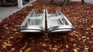 Aluminum Fish House Skis